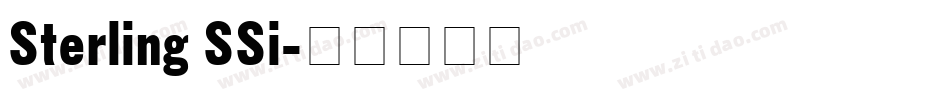 Sterling SSi字体转换
